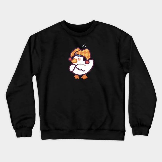 Joker duck Crewneck Sweatshirt by Meil Can